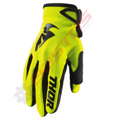 Gants THOR Sector taille S JAUNE FLUO
