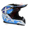 Casque enfant STYX RACING taille YL BLEU