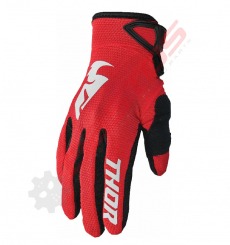 Gants enfant THOR Sector taille Y2XS ROUGE-BLANC-NOIR