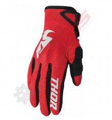 Gants enfant THOR Sector taille YL ROUGE-BLANC-NOIR