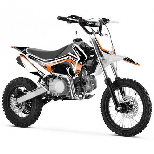 Pit Bike 125cc BASTOS BS FIRST ORANGE - édition 2025