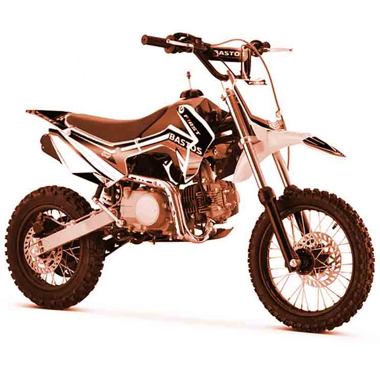 Dirt 125CC orange BS FIRST 